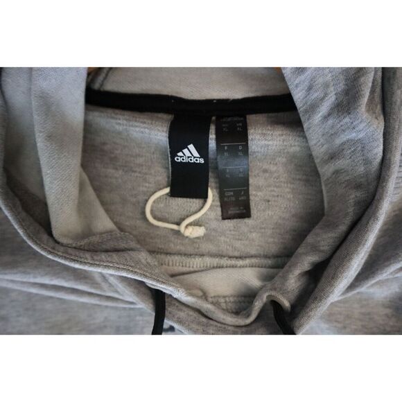 Adidas DX1418 Women's Sz XL Gray "Only the Best for the Athlete" Hoodie - Picture 5 of 6